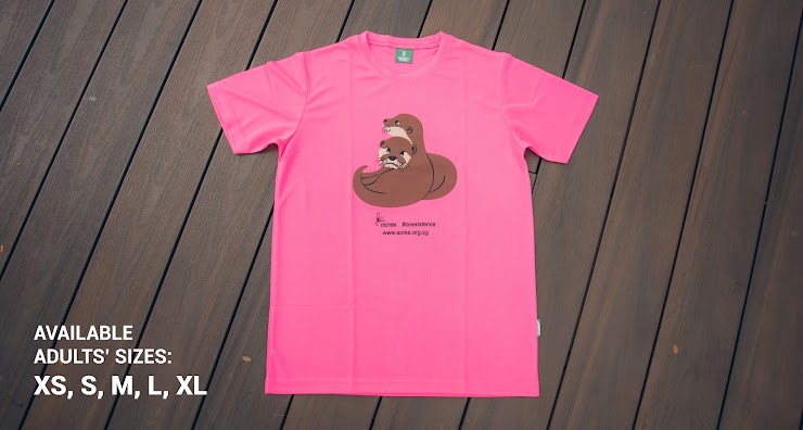 pink otter tee